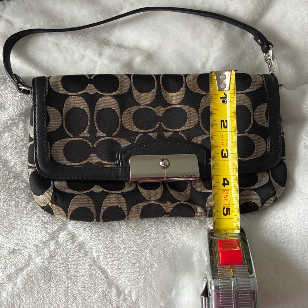 Coach Black and Tan Signature mini Bag - Picture 9 of 9